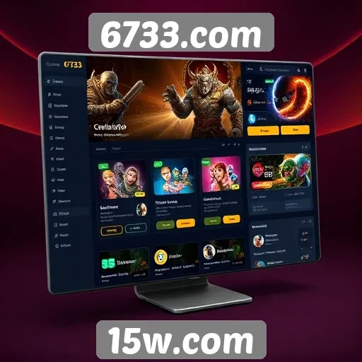 Análise da interface de usuário do 6733.com